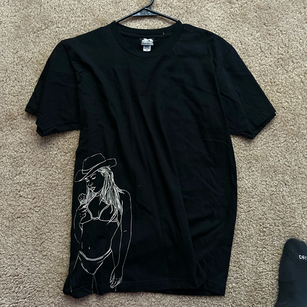 Cowgirl Black Graphic T-Shirt
